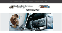 Desktop Screenshot of locksmithserviceskennesaw.com